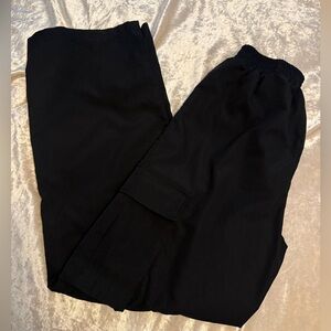 Black cargo pants